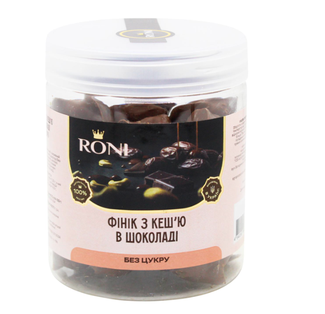 Фінік з кеш'ю мол шоколад б/цукру 250г